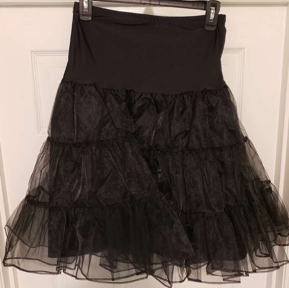 LunaJany Rockabilly Polka Dot Fit and Flare Swing Cocktail Dress & Petticoat - Picture 9 of 12